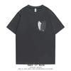 Attack Giant Wings of Freedom Cartoon Anime Oversize High Street Men and Women Short Sleeve T-Shirt Summer