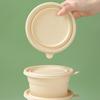ZLIII Disposable Corn Starch Round Food Containers