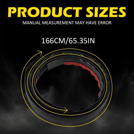 2x Svarta taklisterlister vänster och höger sida för 2005-15 Toyota Tacoma