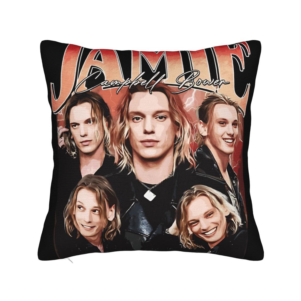 Pillow Cover Jamie Campbell Bower Abstract Collage Cute Funny Pillow Case For Sofa Home Decor Pillowcases