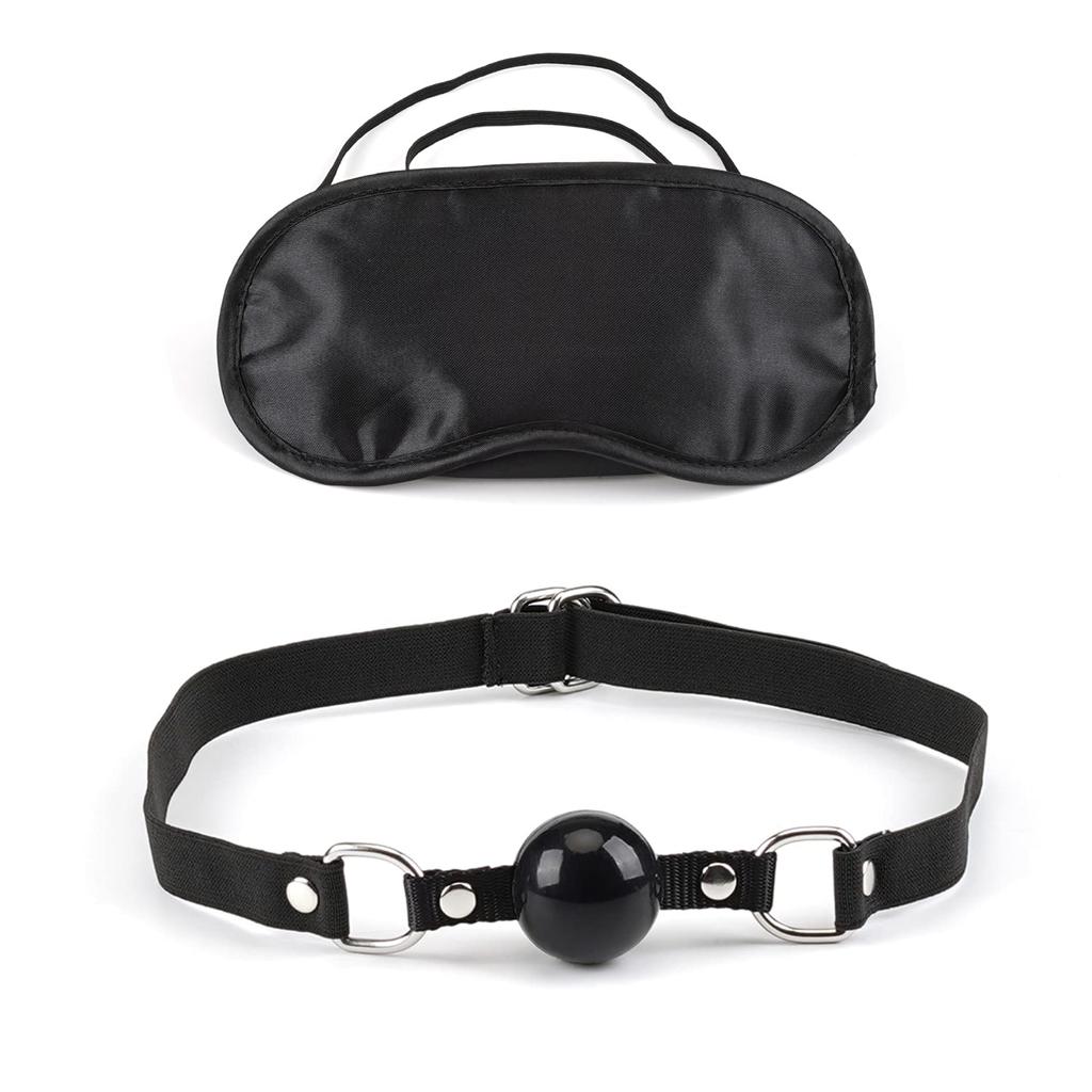 Liebe Seele Cosplay Bondage SM Goods Props Restraints Set Black Leather Couples Boredom Training Restraint Play 12-piece