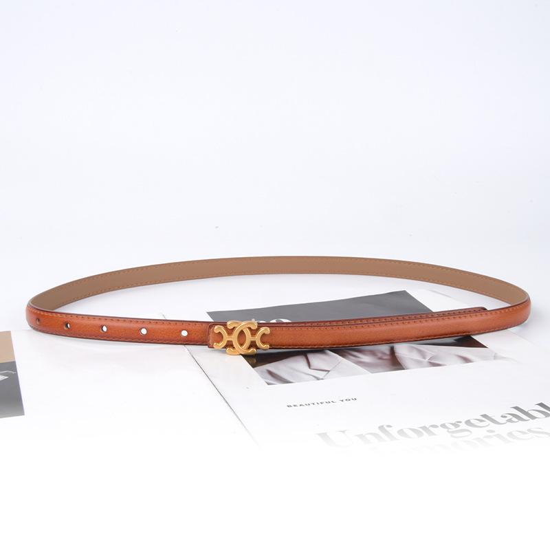 

New Cowhide Women s Leather Belt Casual Pants Jeans Simple and Versatile Women s Belt Women s Belt 105cm