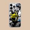 Anime Durarara Phone Case for iPhone 17 16 15 14 13 12 11 Air Pro Max Plus Electroplated Silver Cover