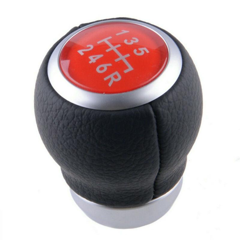 Car 6 Speed Leather Gear Stick Shift Knob For Subaru Impreza Wrx Sti 2009-2018