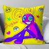 B-Bugbo Cartoon Cute Pillow Case Square Pillow Bedroom Sofa Leisure Comfort Cushion Car Living Room Home Decoration 40X40