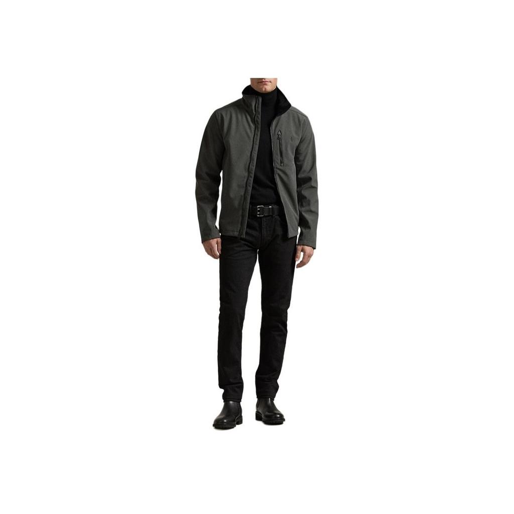 Polo Ralph Lauren FW24 Solid Logo Half-Zip Long Sleeve Jacket Men Jackets Windsor-Mist-Grey MNPOOTW16021413-020