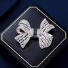 High-End Women's Luxurious Bow Brooch – Elegant, Niche Design Corsage Pin for Suits
