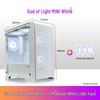 SAMA God of Light Mini White mATX240 Case with Transparent Side Panel