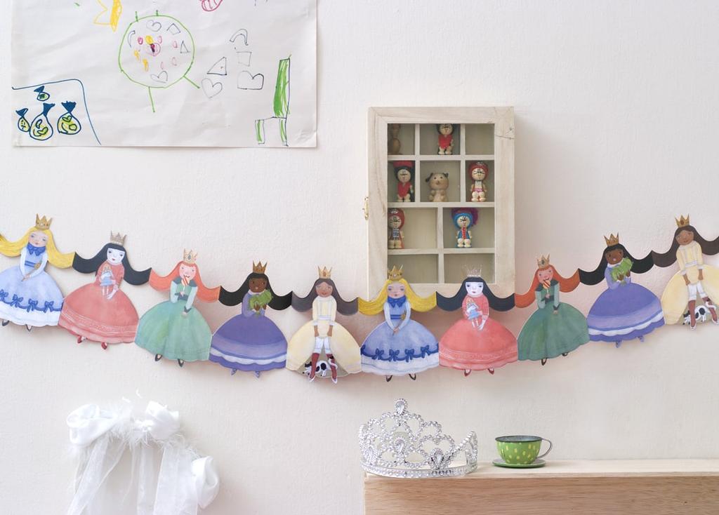 Paper garland - Princess