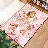 Floral Dreams Custom Name Carpet Rug For Living Room Bedroom Home Sofa Decoration Kids Play Nonslip Floor Mat