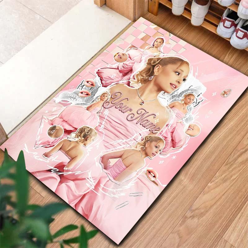 Floral Dreams Custom Name Carpet Rug For Living Room Bedroom Home Sofa Decoration Kids Play Nonslip Floor Mat