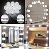 LED Mirror Makeup Light - Adjustable Bulbs, Color And Brightness Adjustable, USB Cable For Makeup Enthusiasts - Perfect for Vanity, Bedroom Bathroom