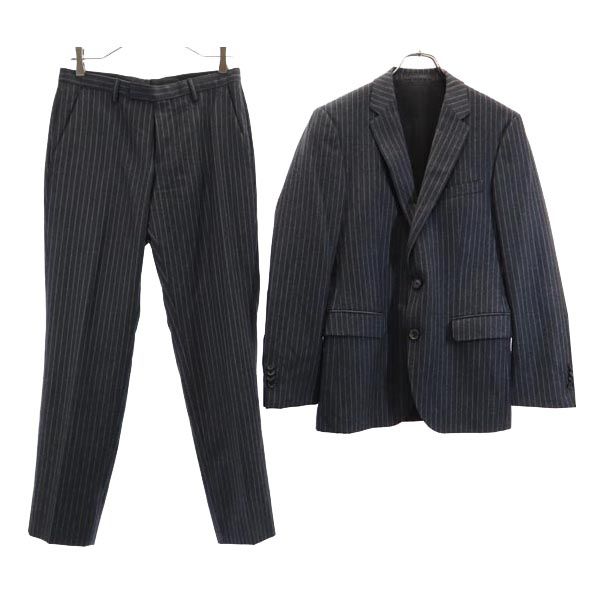 

Костюм BOSS из шерсти в полоску Комплект 34R Серый Пиджаки и брюки Мужской Б/у