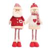 Cross-border Christmas Explosions Standing Retractable Santa Claus Snowman Elk Deer Fabric Doll Doll