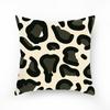 Black Creative Flower Bowtie Digital Printing Short Plush Pillow Covers For Car Sofa Office Cushion Cover Home Goods 60X60Cm