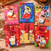 Traditional 2026 Horse Year Hongbao, Spring Festival Money Pouch, 6pcs Chinese New Year Red Lucky Packet