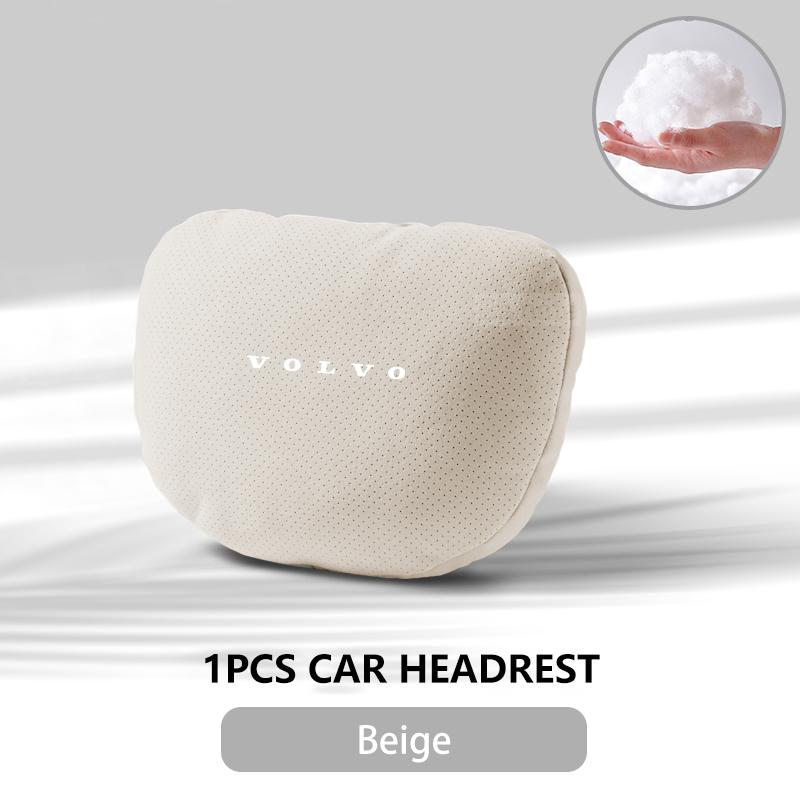 For Volvo XC60 V90 V60 V40 XC90 S90 S60 C30 V70 XC40 Car Headrest Neck Support Seat Lumbar Cushion Soft Neck Pillow Accessories