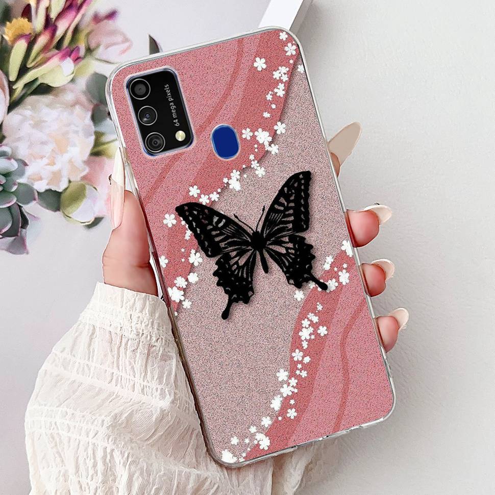 Cute Cat Caroon Cover For Samsung Galaxy A21s Case Soft Silicone Fundas Phone Cases For Samsung A 21s  A21s SM-A217F Full Bumper