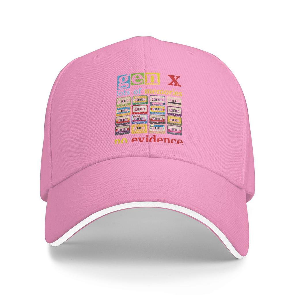 Spring Casual Baseball Cap Gen X Cassette Memories No Evidence Running Hippie Trucker Hat Visor Street Style Snapback Cap