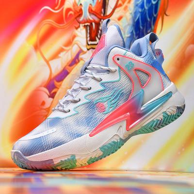 New Basketball Shoes Graffiti Breathable and Comfortable Youth Student Game Actual Sports Training Shoes