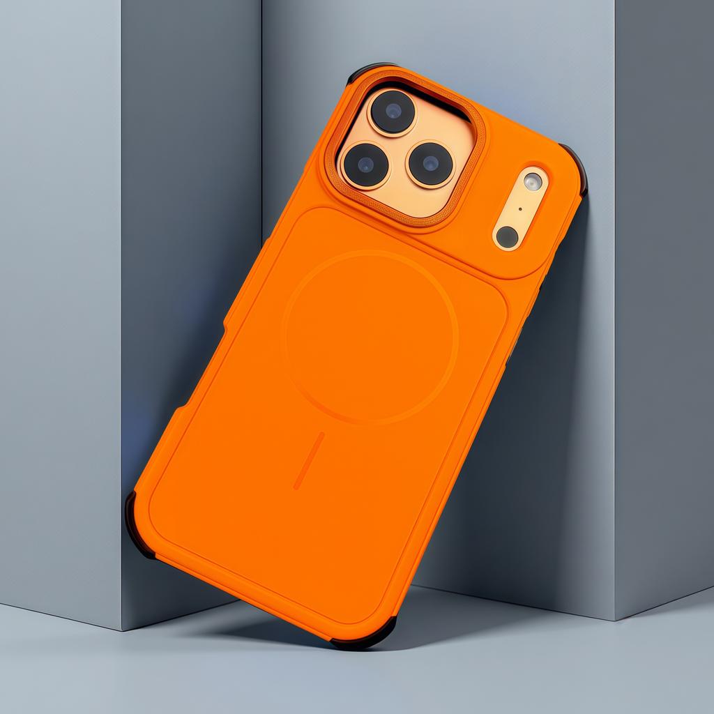 Luxury Shockproof Armor Matte Magnetic Case For iPhone 17 16 15 14 13 12 Pro Max 17Pro ProMax For Magsafe Wireless Charge Cover