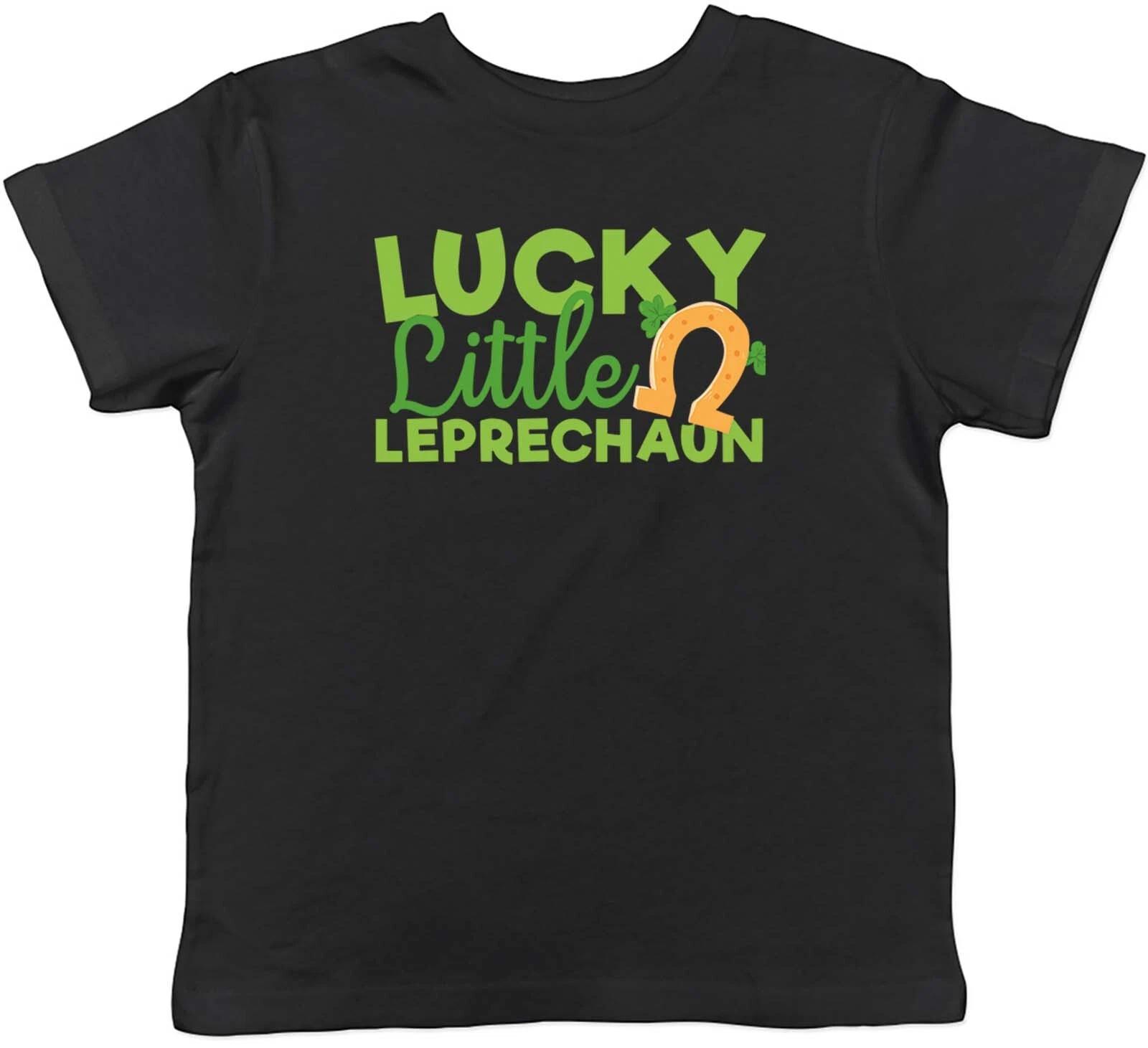 St Patrick s Day Kids T-Shirt Lucky Little Leprechaun Childrens Boys Girls Gift 130