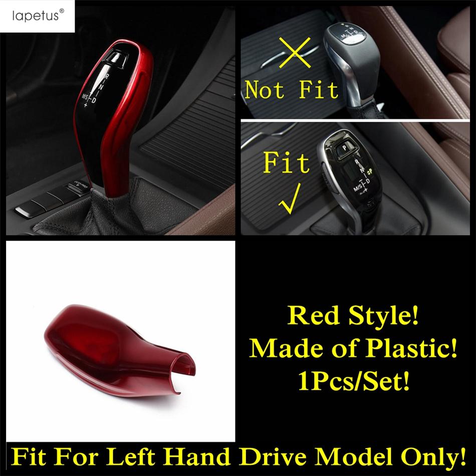 Car Gear Shift Knob Head Handle Decoration Cover Trim For BMW X1 F48 / X2 F39   Red / Carbon Fiber Accessories Interior