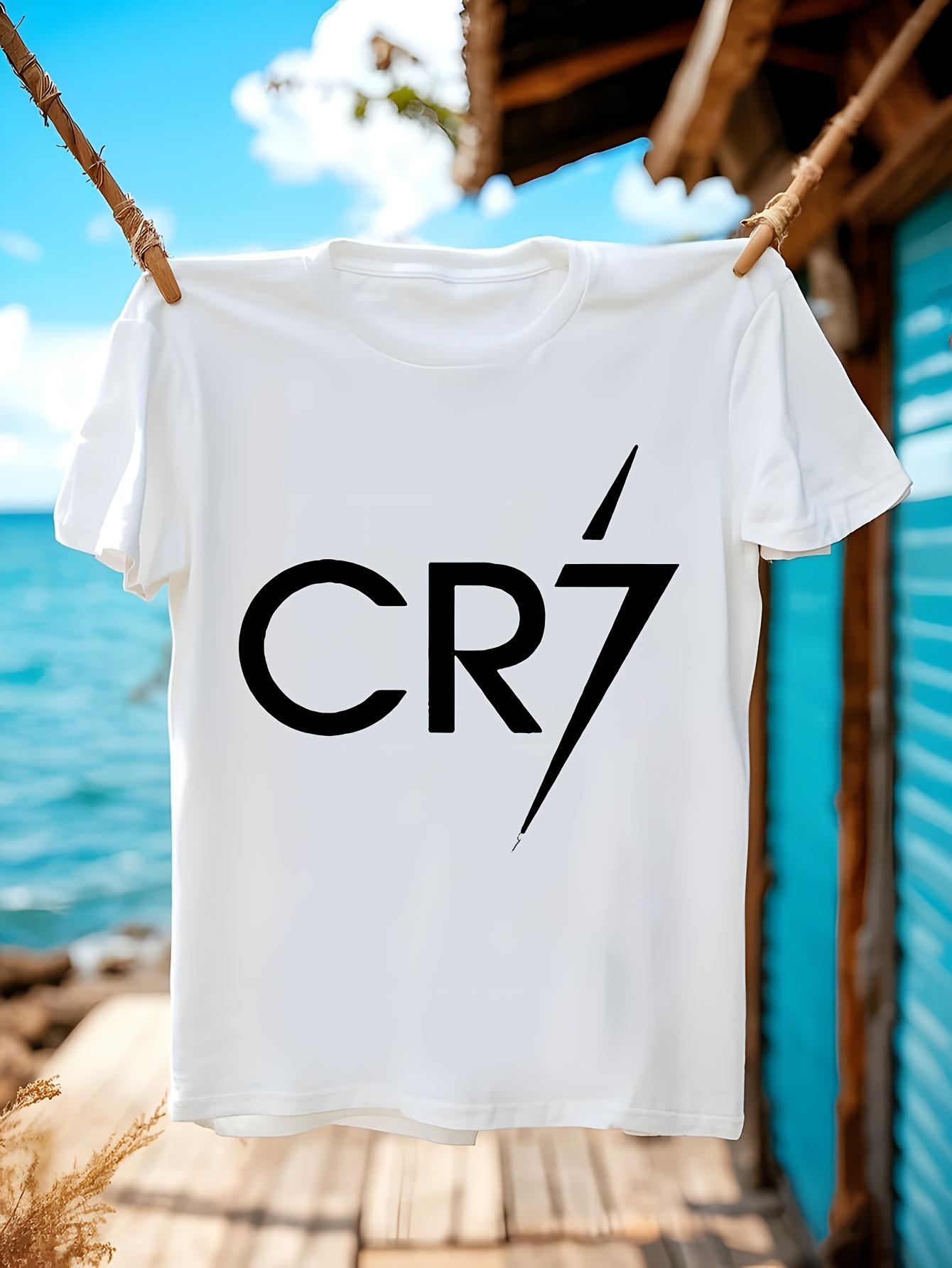 CR7 Graphic Tshirt Graphic Tshirt - White with Bold Black... XXXL
