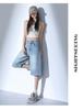 2025 Summer High Waist Denim Shorts - Women's Retro Hong Kong Style Fashion