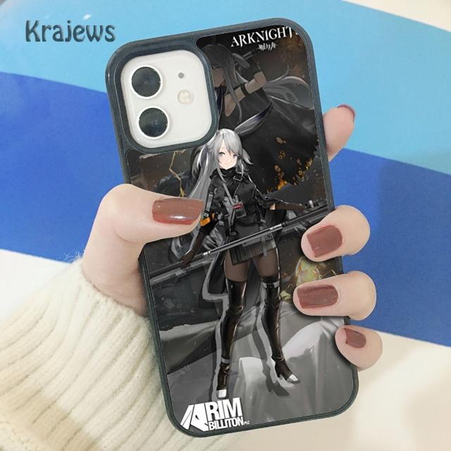 Krajews Amiya Ansel Arknights Soft Phone Case Cover For iPhone 14 5 SE 6s 7 8 plus X XR XS 11 12 13 pro max Samsung S21 S22ultra