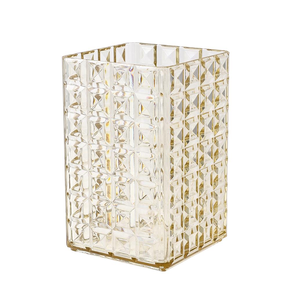 Transparent Makeup Brush Holder Plastic Cosmetic Storage Box Desk Lipstick Eyeliner Makeup Organizer Display Rack