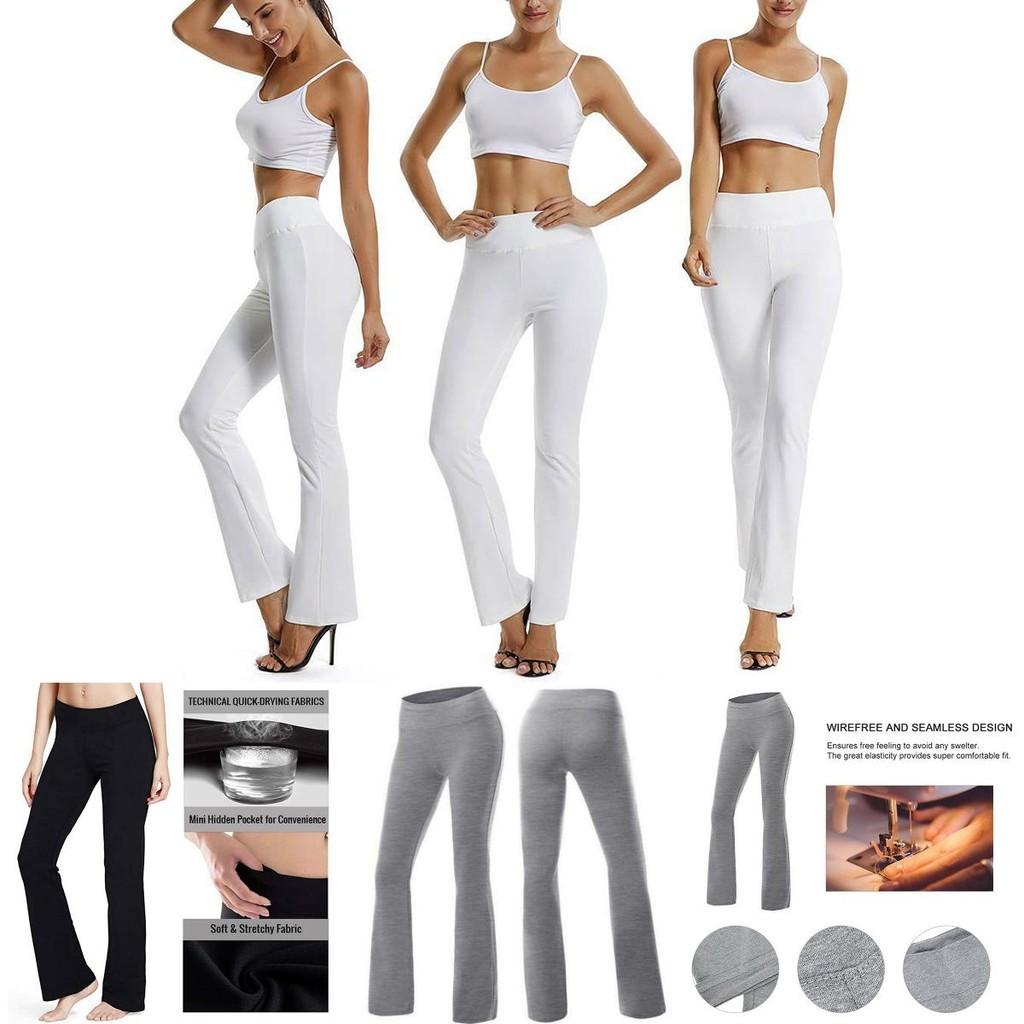 Comfortable Women Bootcut Yoga Pants With Elastic Waistband For Everyday Wear