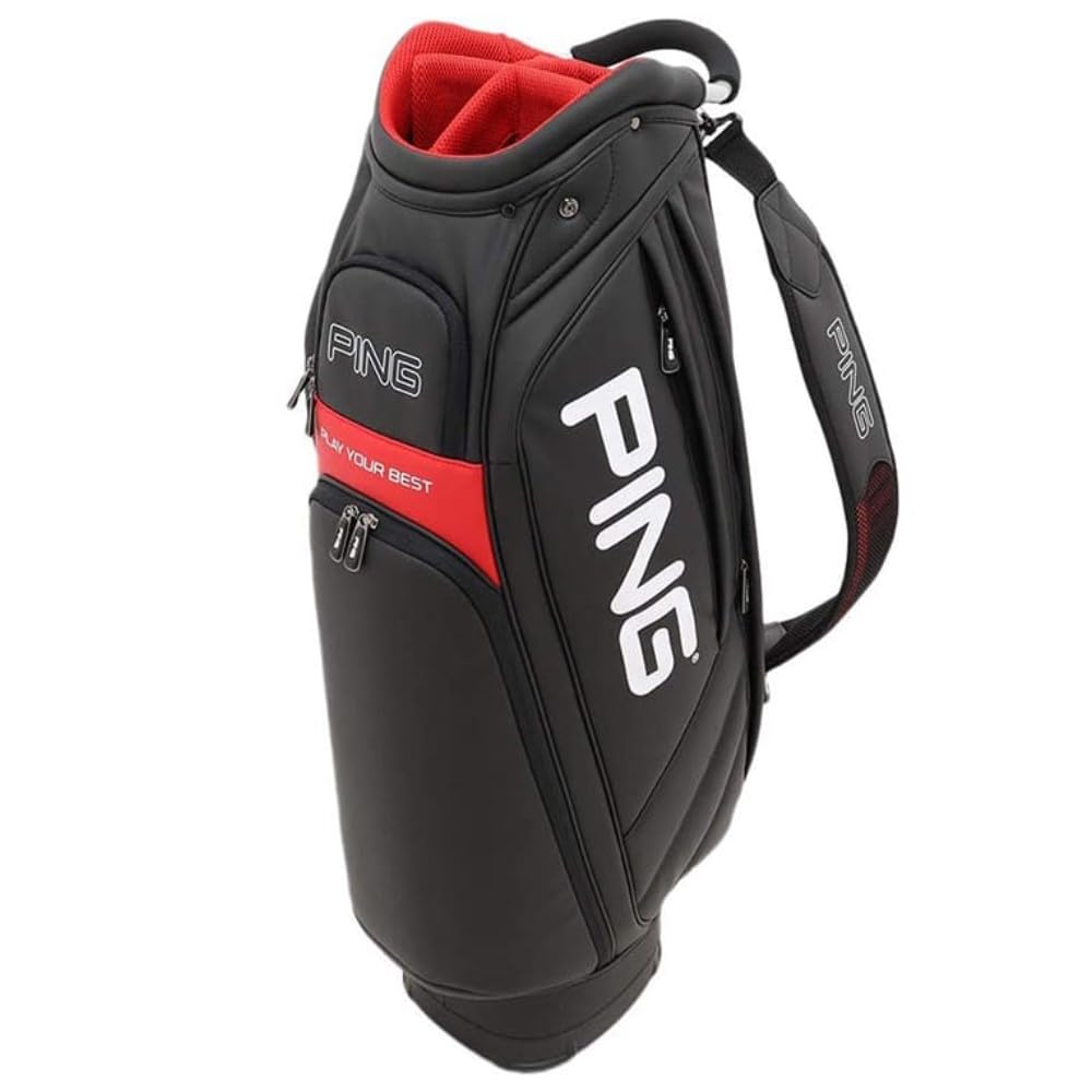 

PING Caddy Bag for Men and Women P-CB-P191 Compatible with 9.5 inch 47 inch mouth frame 5 divisions [Inspected] [No name plate] (Black)