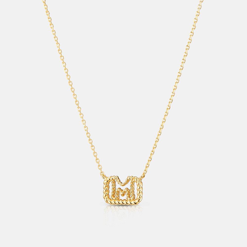 Cornice Gold Silver Necklace A201Sn1010Ypa 42Cm
