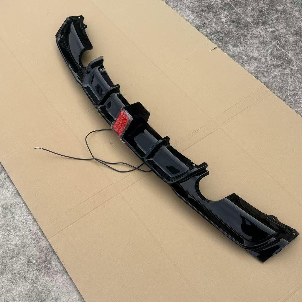 BMW 3 Series F30/F35 Gloss Black Rear Diffuser with LED Dual Exhaust