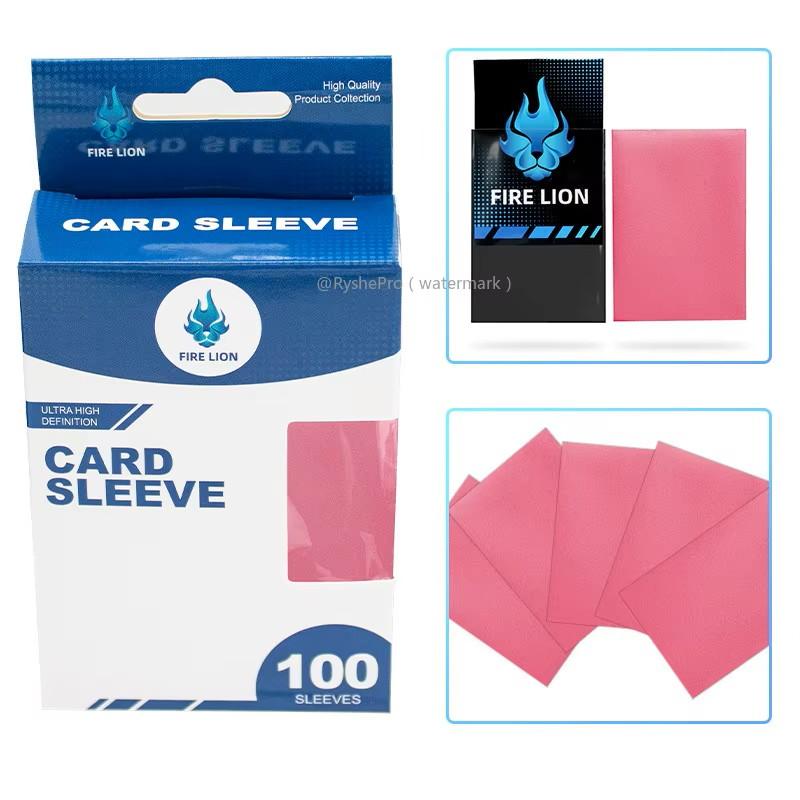 100PCS 66x91mm Matte Card Sleeves Standard Size Protector for Competition TCG, PKM Trading Card Tsarot and Board Game Shields