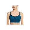 Logo Print Solid Color U-Neck Sports Bra Women Underwear Blue CZ4463-461