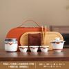 Portable outdoor travel tea set Travel car Kung Fu tea set Kuaike cup High value retro tea maker