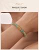 Hande-made Y2K Beaded Colorful Natural Stone Bracelet for Women, Waterproof Healing Yoga Healthy Spiritual Bracelet