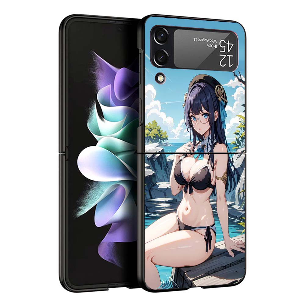 

Honkai Star Rail Pelageya Phone Case For Samsung Galaxy Z Flip7 Flip6 5G Flip5 Flip4 Flip3 ZFlip 7 6 3 4 5 Shockproof Back Cover Samsung Z Flip 6