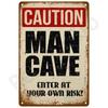 Retro Wall Art Tin Sign Interior Outdoor Aesthetic Room Vintage Home Decor Items Decoration Luxury Metal Sign Poster Plates Bar