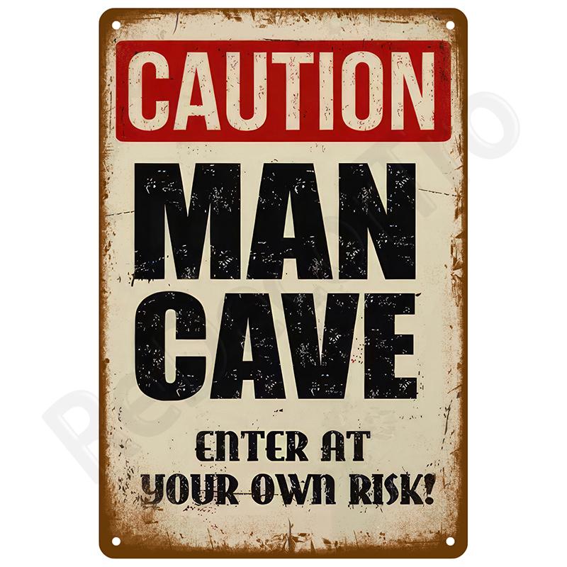 Retro Wall Art Tin Sign Interior Outdoor Aesthetic Room Vintage Home Decor Items Decoration Luxury Metal Sign Poster Plates Bar