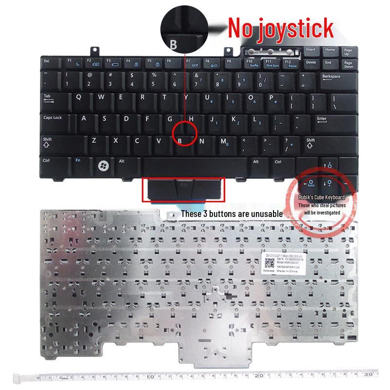 Compatible Keyboard for DELL Models: E6400, E6410, M4400, M2400, E6500, M4500, E6510