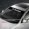 Samolepky na přední sklo auta Přední a zadní ozdobný emblém Pro Škoda Octavia Superb Rapid Kodiaq Karoq Fabia Kamiq Roomster Citigo