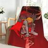 Anime F-Fullmetal Alchemist Throw Flannel Blanket Perfect for Sofa Office Bed Travel Sleep Read Relax Camping Four Season Use