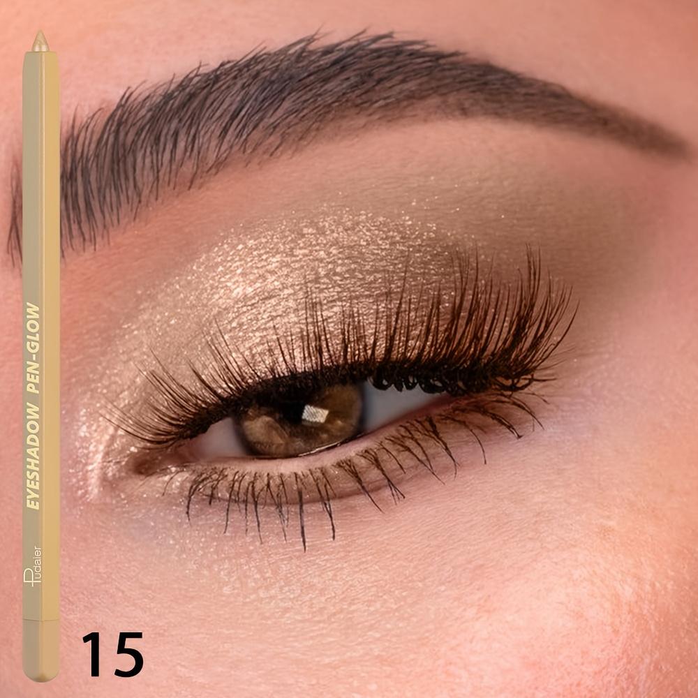 

Набор теней-карандашей Pudaier из 19 цветов, Стойкие водостойкие матовые и мерцающие оттенки, Легко растушевываются и наносятся, Универсальный макияж для начинающих и вечеринок