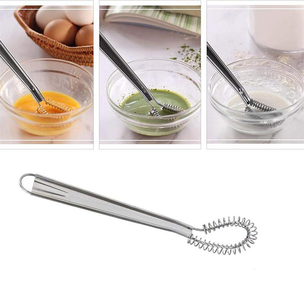 Mini Kitchen Accessories Spring Coil Cream Mixing Egg Stirrer Agitator Baking Tools Egg Whisk