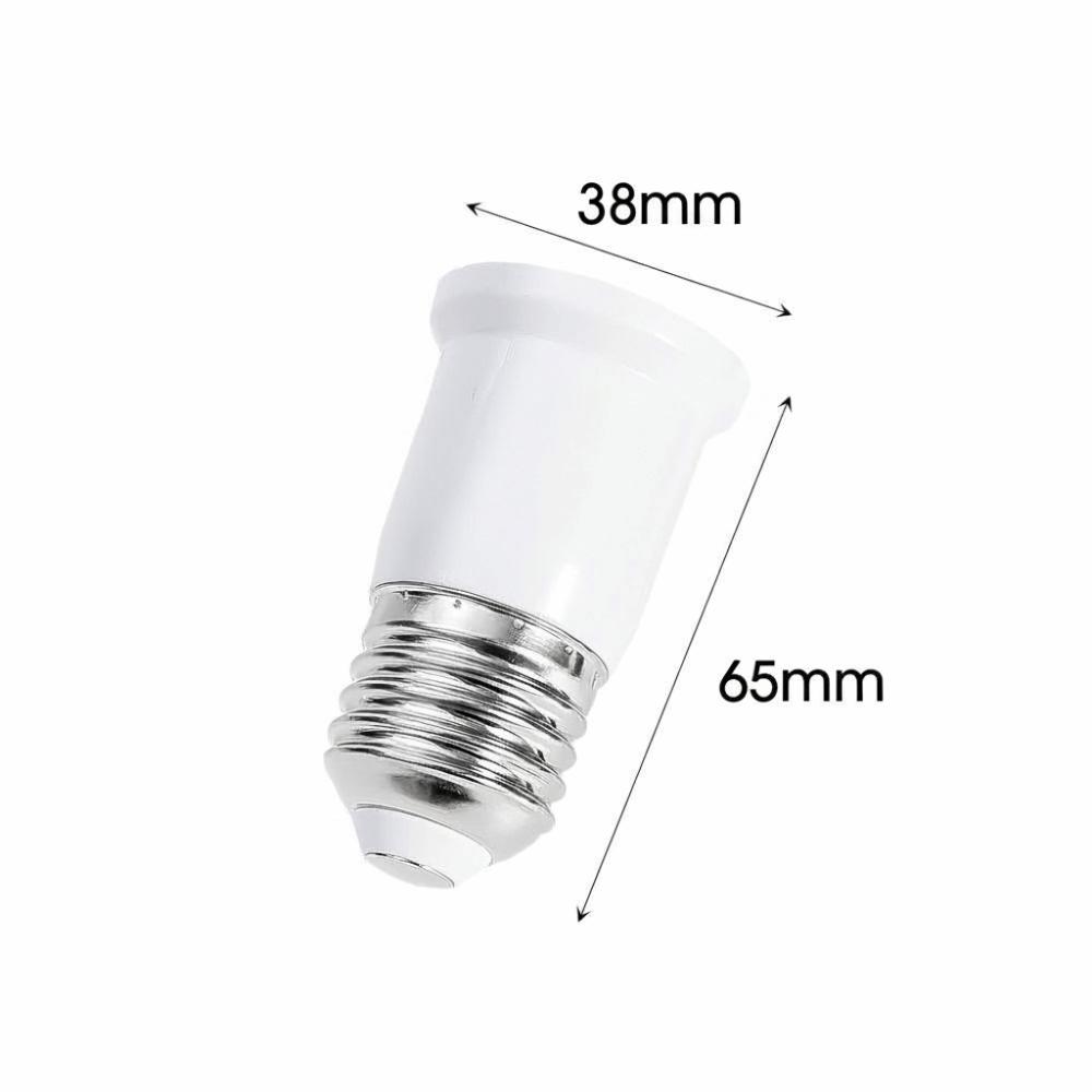 White Lamp Holder Base Plastic Converter Holder Lighting Parts LED Light Adapter