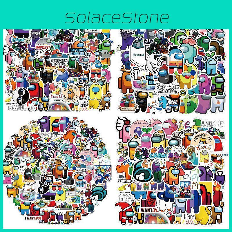 Pcs Sticker 50100 Pack Set Game Diy Imposter Decal Stickers Waterproof