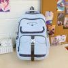 Schoolbag1011 new Japanese ins high value college style junior high school students multi-compartment lightweight backpack women's schoolbag